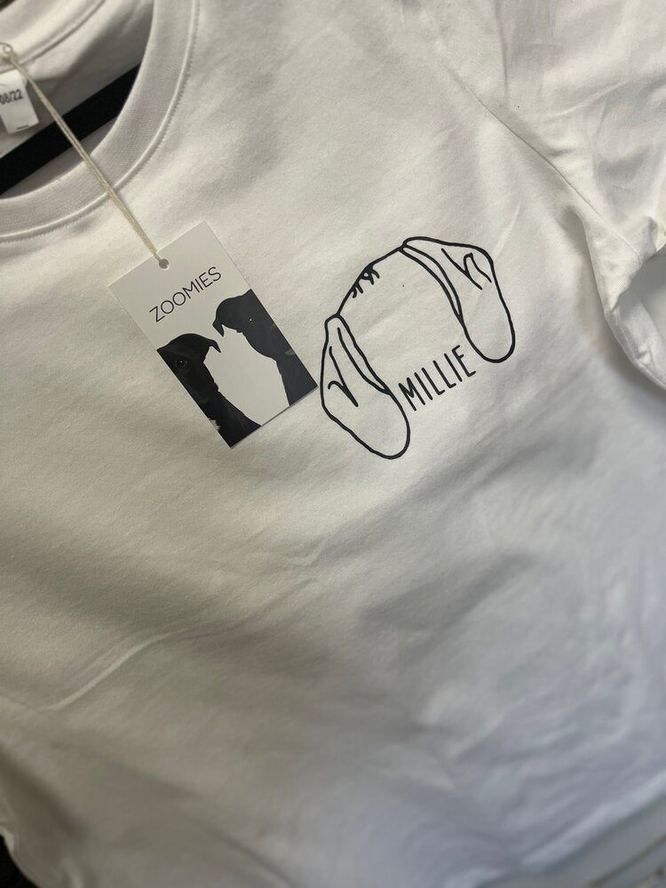 DOG / CAT EAR OUTLINE CREWNECK