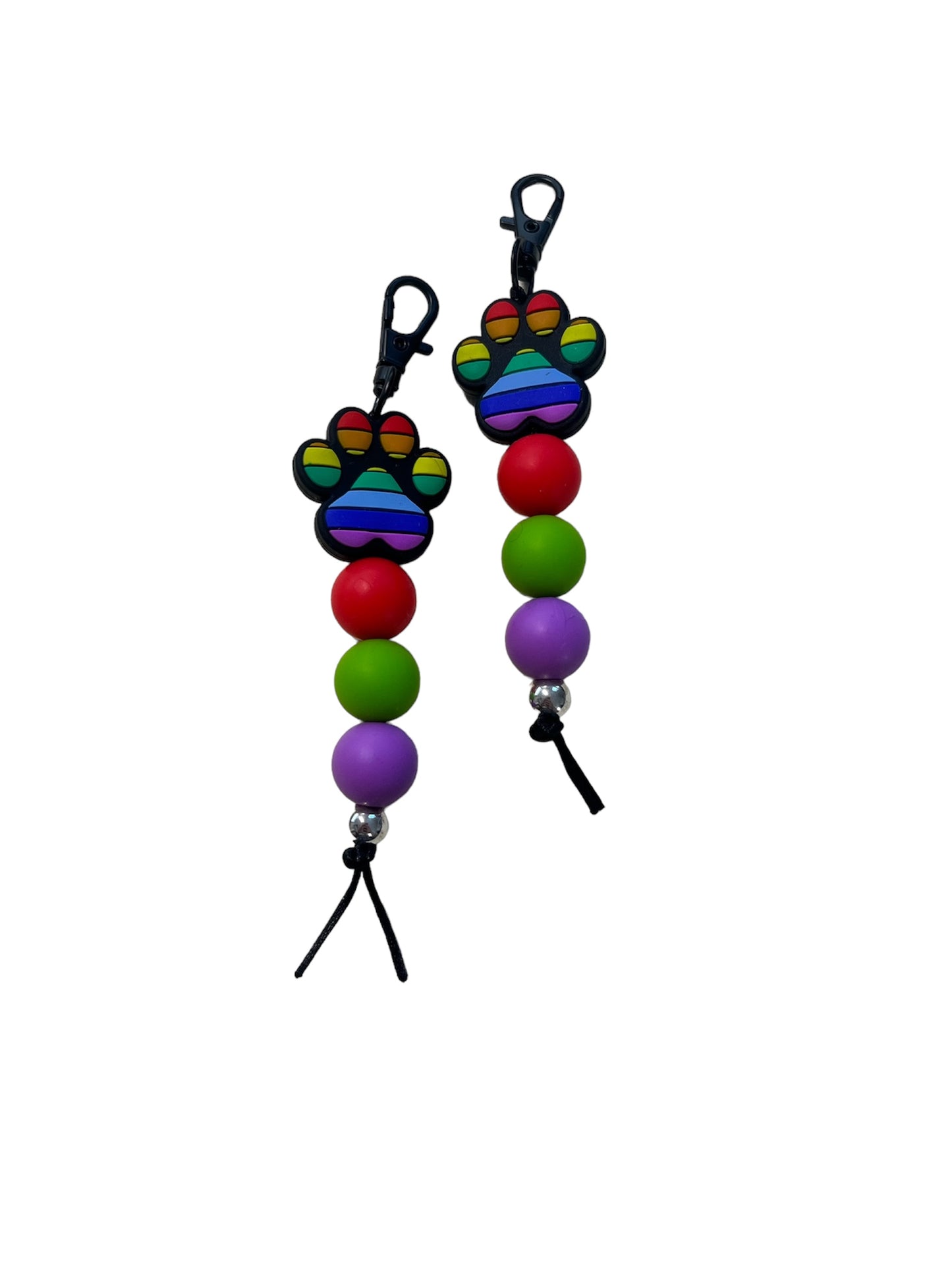 Pride Paw Keyring