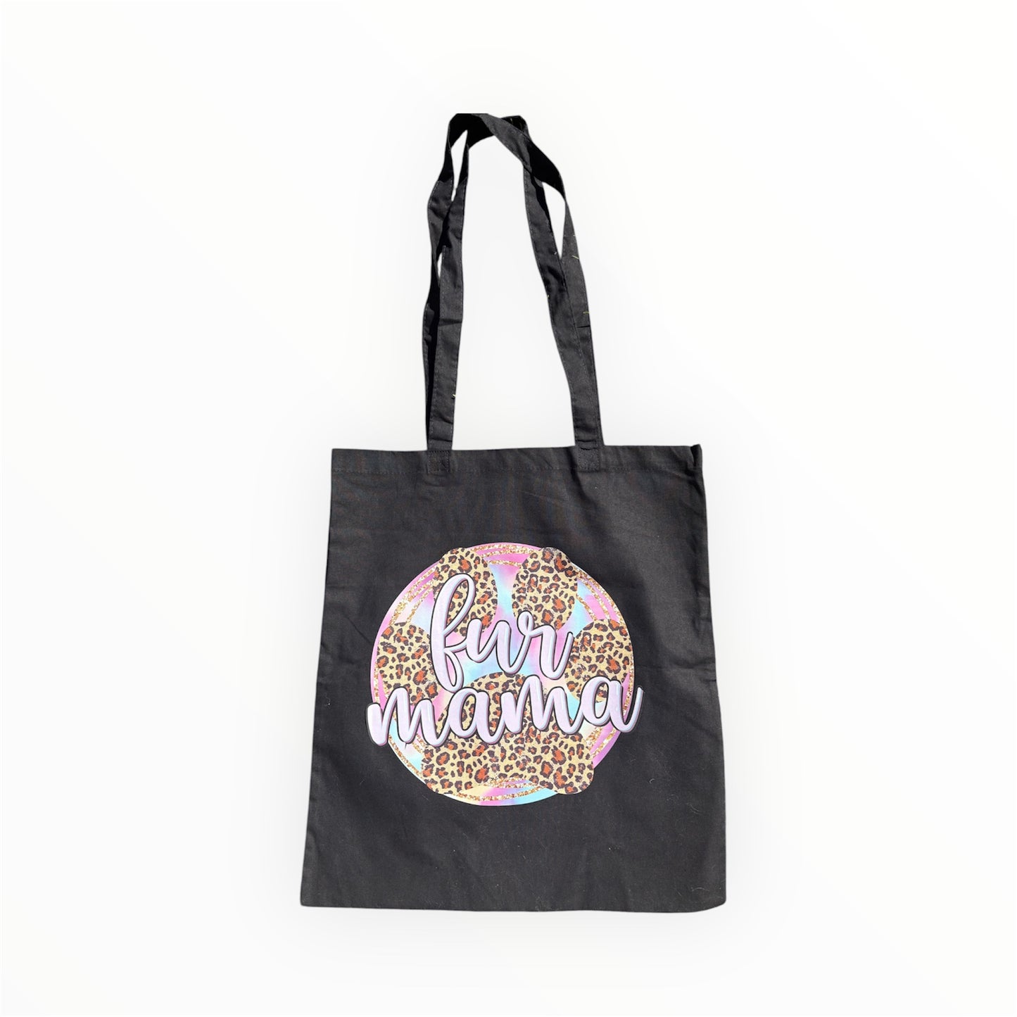 Leopard Fur mama tote