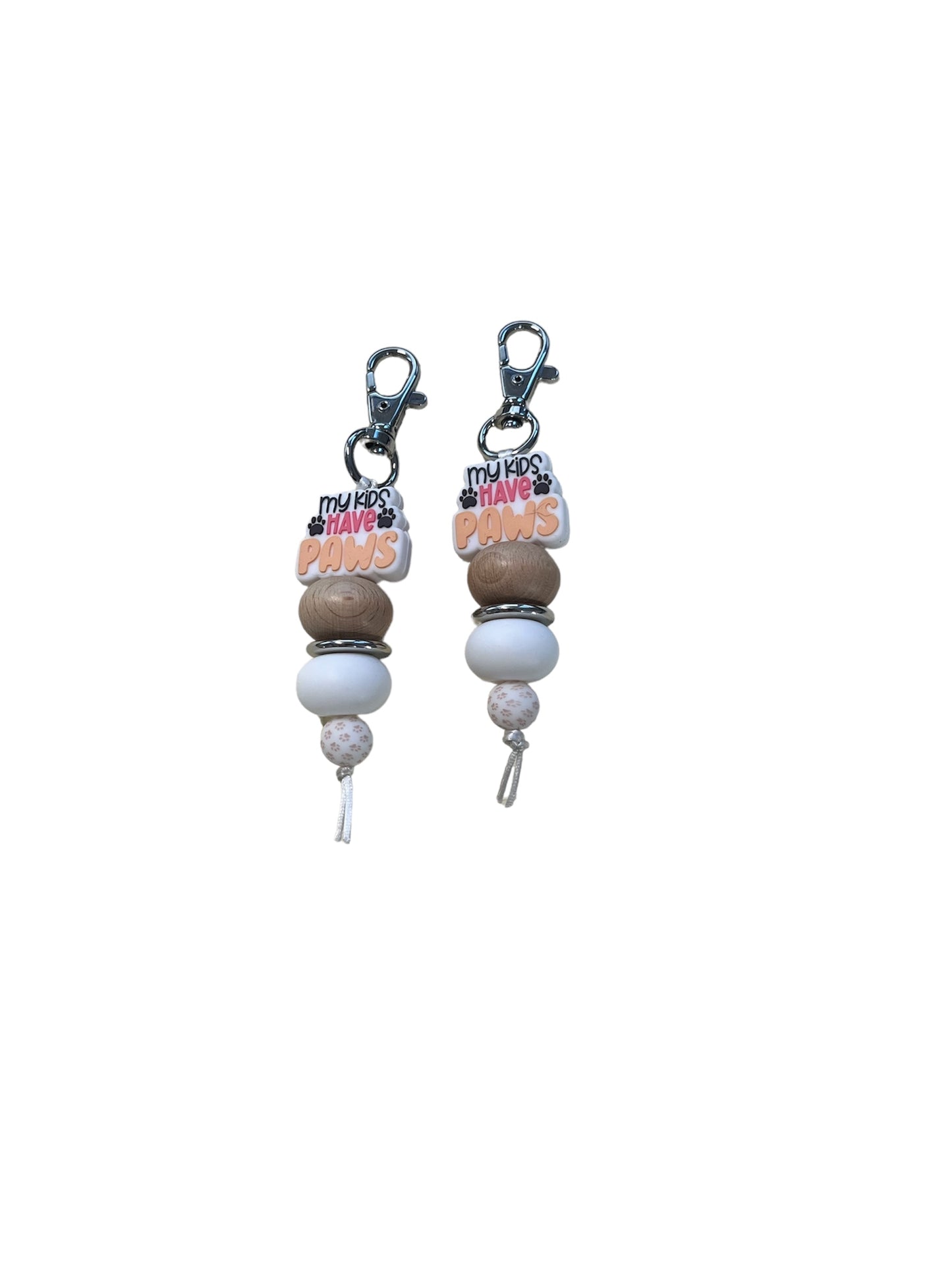 My kids have paws Keyring