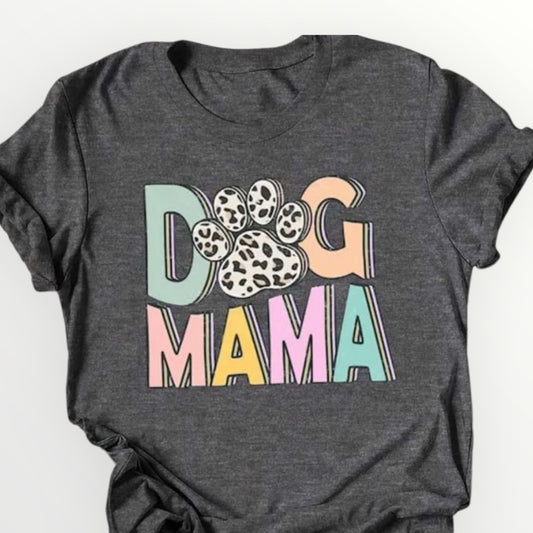 Leopard Dog Mama Tee