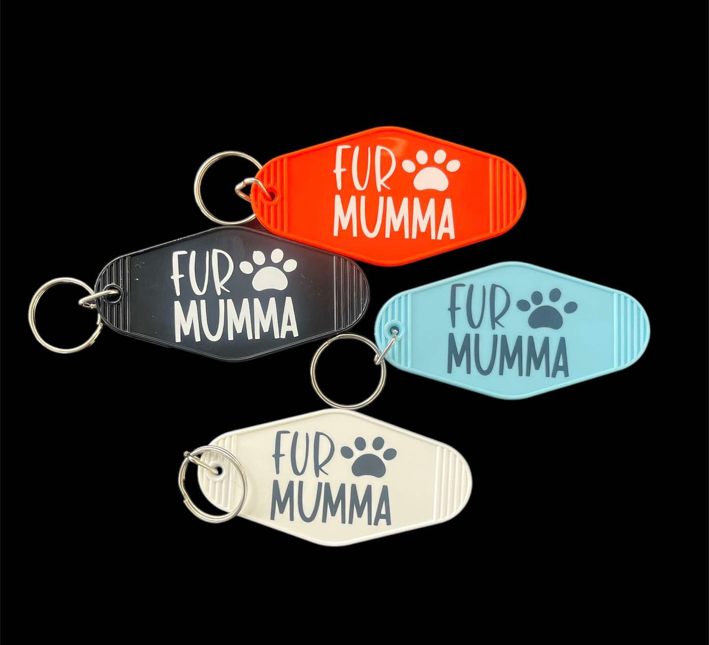 Fur Mumma Motel Keyrings