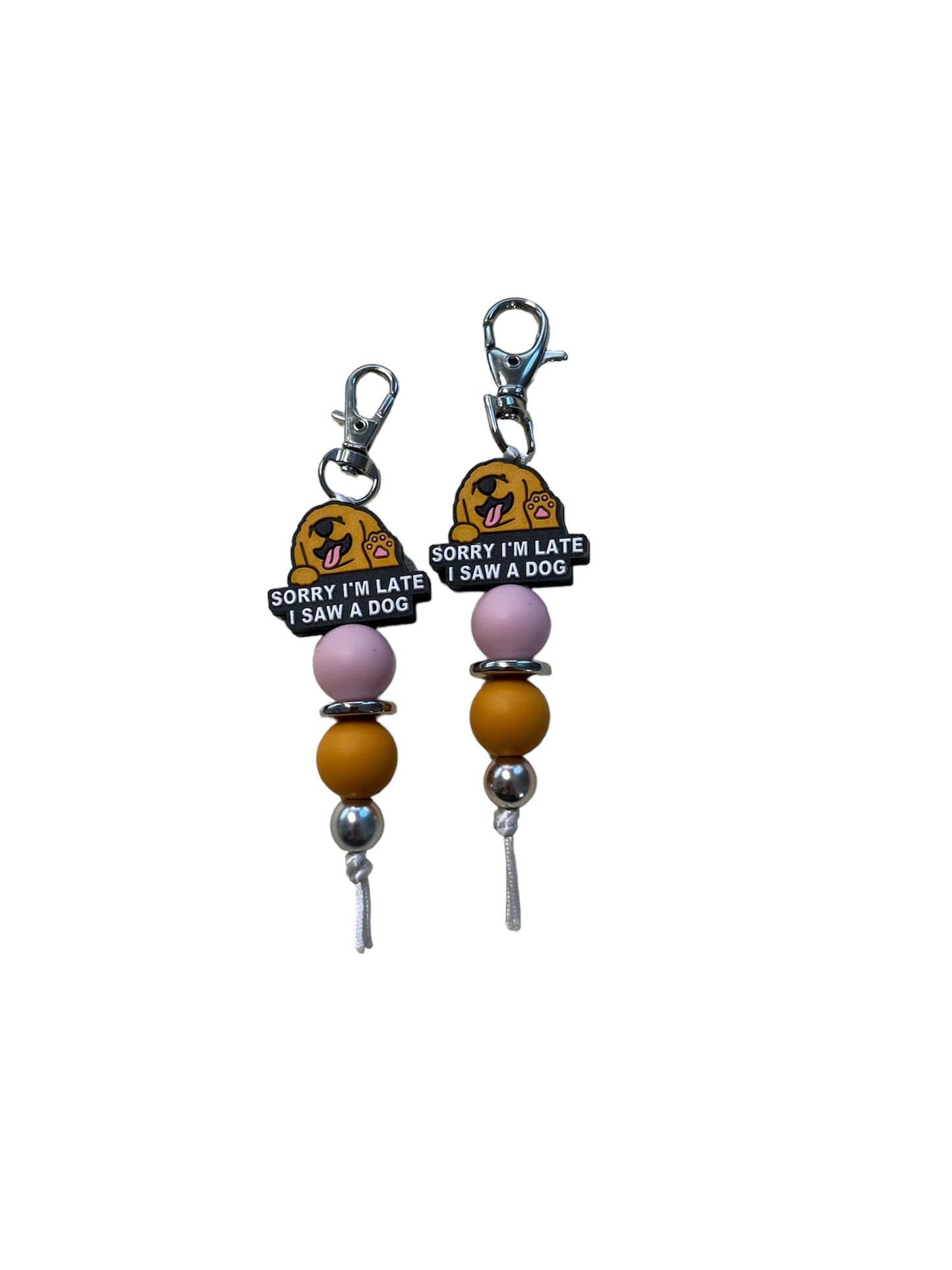Sorry I’m late, I saw a dog Keyring