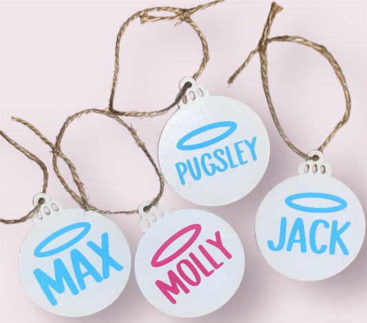 Personalised baubles